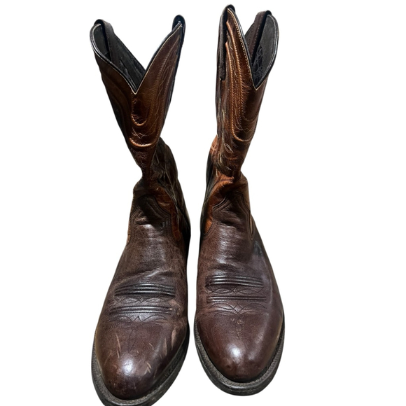 Ariat Comeback Western Round Toe Cowboy Boots Size 9 EE Men's 10016365 Leather - Picture 6 of 10